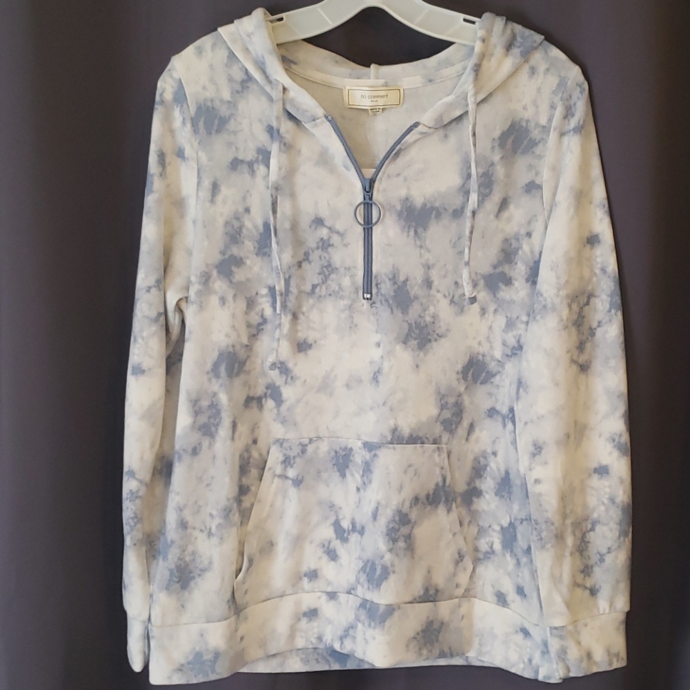 NWT blue tie-dye hoodie